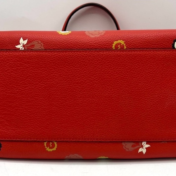 Coach Nolita Satchel In Floral Print Pebble Leather - Picture 4 of 9